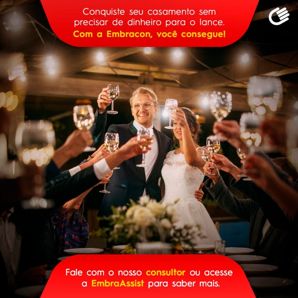 O casamento dos seus Sonhos Sem Juros Com Consórcio